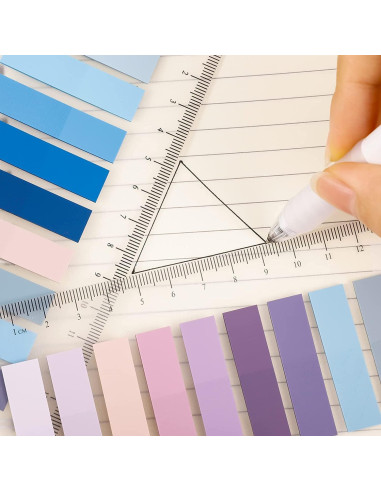 1200 Pestañas Adhesivas LEEGAWU - 30 Colores Escriturables