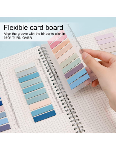 1200 Pestañas Adhesivas LEEGAWU - 30 Colores Escriturables