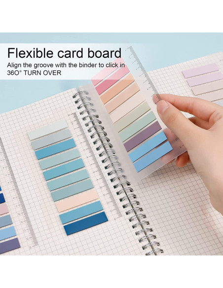 1200 Pestañas Adhesivas LEEGAWU - 30 Colores Escriturables