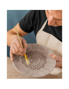 Juego de 8 Pinceles de Cerámica Tubaobei para Acuarela 2