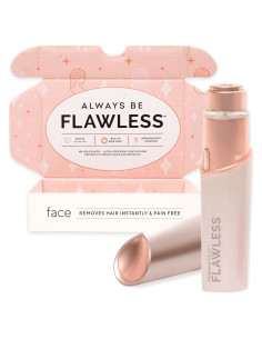 Removedor de Vello Facial Flawless Rosa Dorado con LED