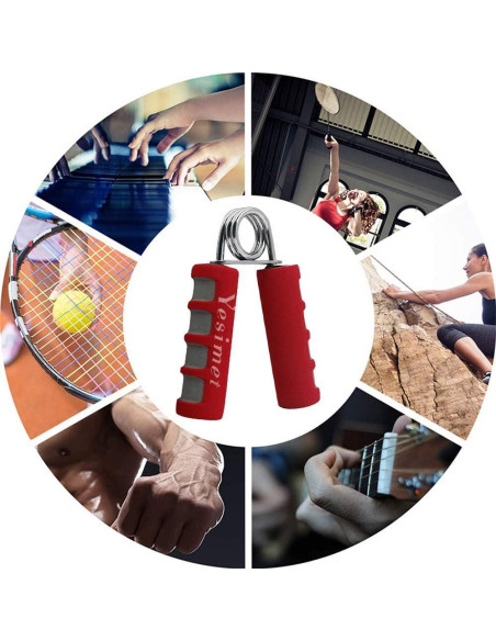 Juego de 2 Agarradores de Mano YESIMET - Fortalecedor de Agarre