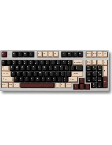 Juego de Teclas Mintcaps Roma Negro 173 Teclas Cherry MX