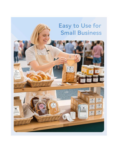 Impresora de Etiquetas Térmica NIIMBOT B1 Portátil 50x30mm