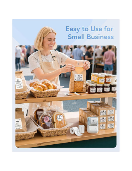 Impresora de Etiquetas Térmica NIIMBOT B1 Portátil 50x30mm