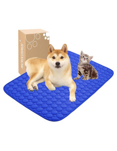 Almohadilla de Enfriamiento MICROCOSMOS 71x55 cm Azul Oscuro