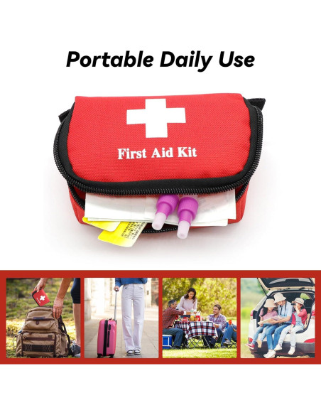 Bolsa de Primeros Auxilios Vacía Faylapa 14x9x4 cm - 6 Pcs