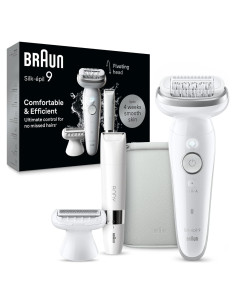 Epilador Braun Silk-épil 9 SE9-441 Húmedo y Seco con Accesorios