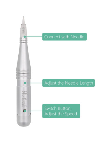 Máquina de Maquillaje Permanente Pinkiou MicroPigmentación 15,000rpm