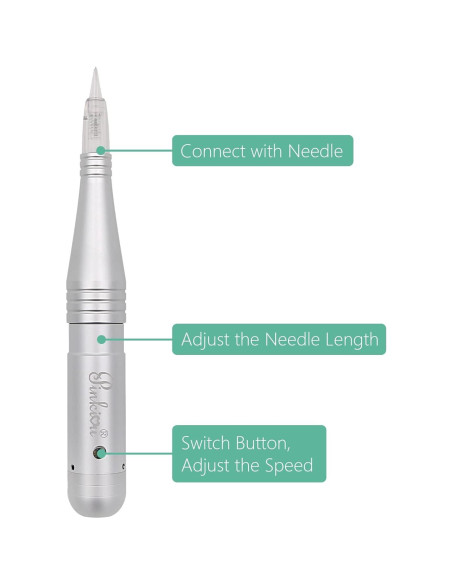 Máquina de Maquillaje Permanente Pinkiou MicroPigmentación 15,000rpm