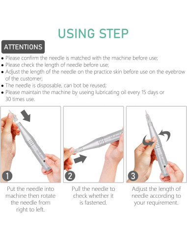 Máquina de Maquillaje Permanente Pinkiou MicroPigmentación 15,000rpm