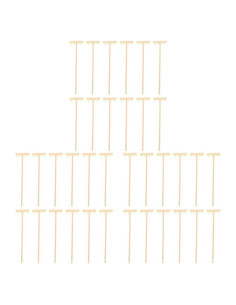 Juego de Rastrillos Zen de Bambú YARNOW 36 Pcs Miniatura