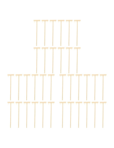 Juego de Rastrillos Zen de Bambú YARNOW 36 Pcs Miniatura