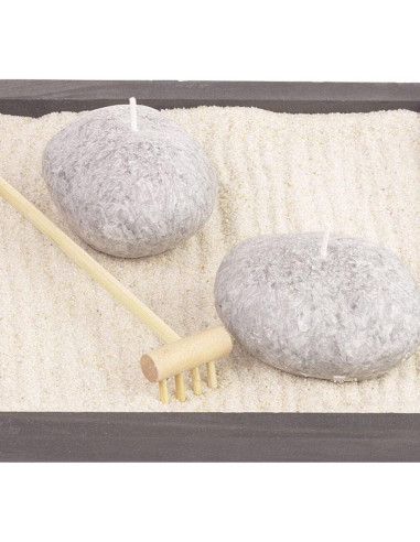 Juego de Rastrillos Zen de Bambú YARNOW 36 Pcs Miniatura