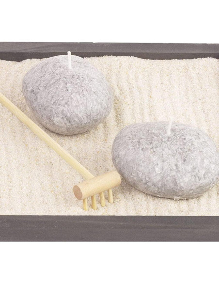 Juego de Rastrillos Zen de Bambú YARNOW 36 Pcs Miniatura