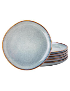 Juego de Platos AmorArc de Cerámica 6 Piezas 21.5 cm