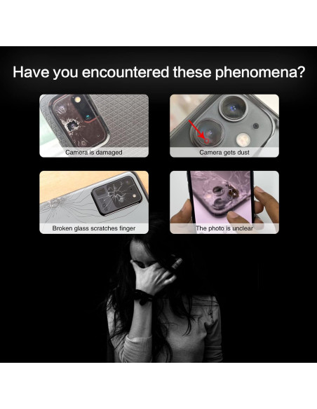 2 Piezas Cristal de Lente de Cámara ASDAWN para Galaxy S20