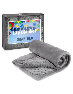 Manta con peso Kidaddle 2.27kg Gris 48x56 cm para Niños