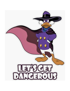 Calcomanía de Vinilo Darkwing Duck 12.7 cm para Auto y Laptop 2