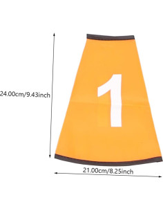 Cubierta de Cono Numerado Toyvian 10 Pcs para Entrenamiento 2