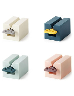Exprimidor de Pasta de Dientes AKOAK - 4 Colores, 7x4x3.8 cm