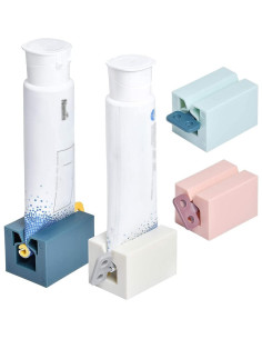 Exprimidor de Pasta de Dientes AKOAK - 4 Colores, 7x4x3.8 cm 2