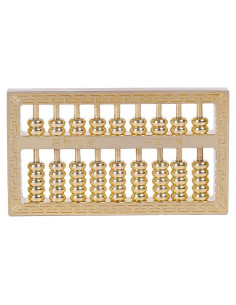 Ábaco Miniatura de Cobre y Latón Ailuter 9.91x5.58cm