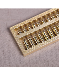 Ábaco Miniatura de Cobre y Latón Ailuter 9.91x5.58cm 2