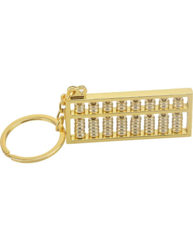 Llavero de Ábaco Mallofusa Dorado - Adorno Decorativo