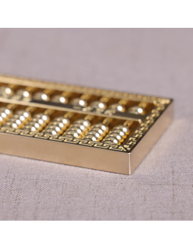 Ábaco Miniatura de Cobre y Latón Ailuter 9.91x5.58cm