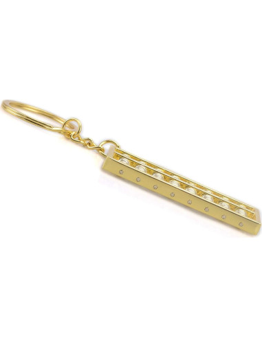 Llavero de Ábaco Mallofusa Dorado - Adorno Decorativo