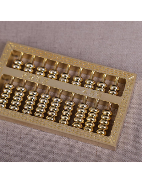 Ábaco Miniatura de Cobre y Latón Ailuter 9.91x5.58cm