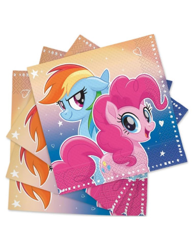 Servilletas de Papel My Little Pony - 16 Pcs 16.5x16.5 cm