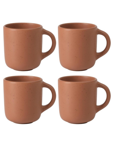 Juego de Tazas de Cerámica Bloomhouse 4 Piezas 532ml