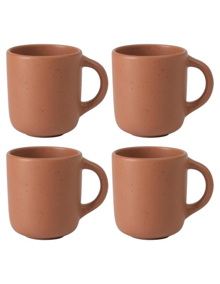 Juego de Tazas de Cerámica Bloomhouse 4 Piezas 532ml