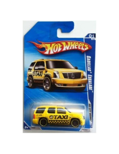 Auto de colección Hot Wheels HW City Works Taxi Escalade Amarillo