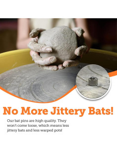 Pasadores de Bat Chester's Clay - Acero Inoxidable - 4 Pzas 2