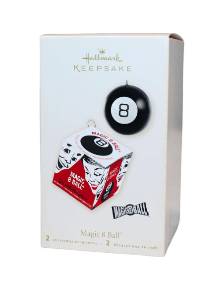 Adorno de Bola Mágica 8 Hallmark 2008 6.35cm