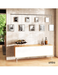 Conjunto de Marcos de Fotos Umbra Exhibit 9 Piezas Negro 2