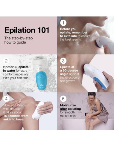Epilador Braun Silk-épil 5-810 Inalámbrico 100% Impermeable