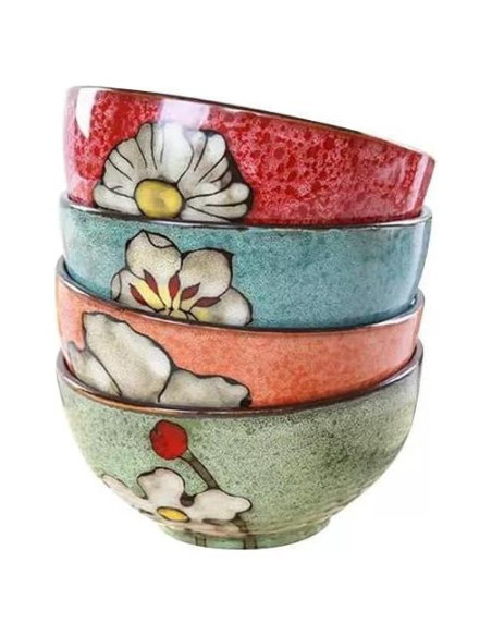 Juego de Cuencos de Cerámica Rockgoldbug 4 Piezas 1.8kg