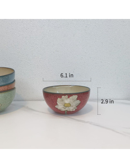 Juego de Cuencos de Cerámica Rockgoldbug 4 Piezas 1.8kg