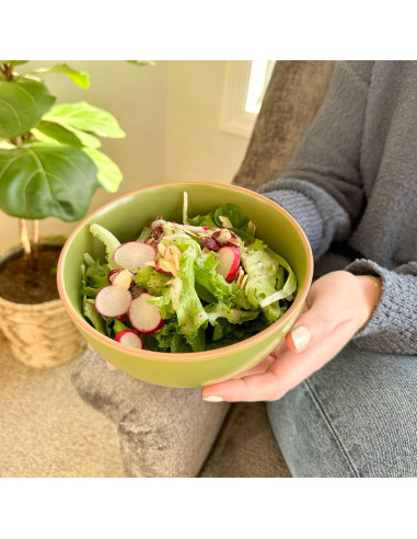 Juego de 4 Tazones de Cerámica Mora 28oz Colores Safari