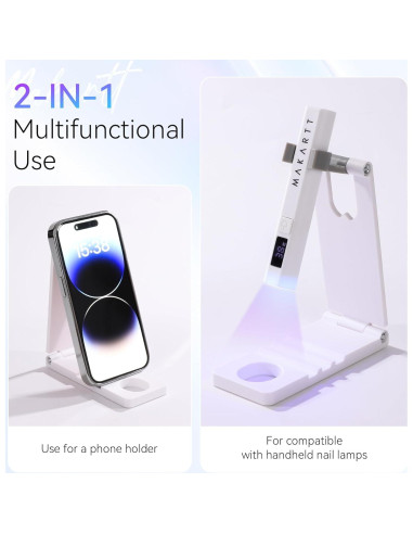 Soporte de lámpara UV Makartt E0983: Plegable, 360 ajustable