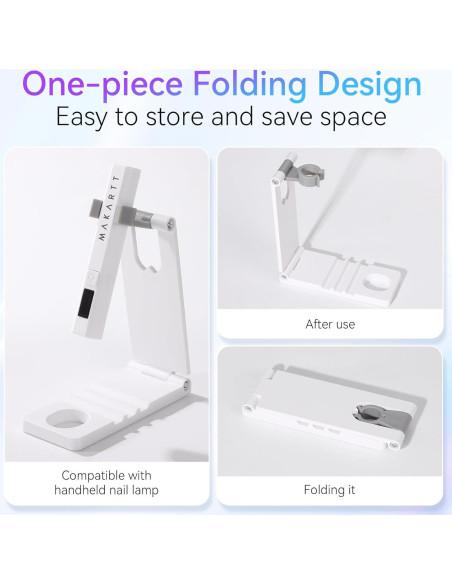 Soporte de lámpara UV Makartt E0983: Plegable, 360 ajustable