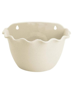 Maceta de Pared Happyyami Beige 25x18 cm con Drenaje