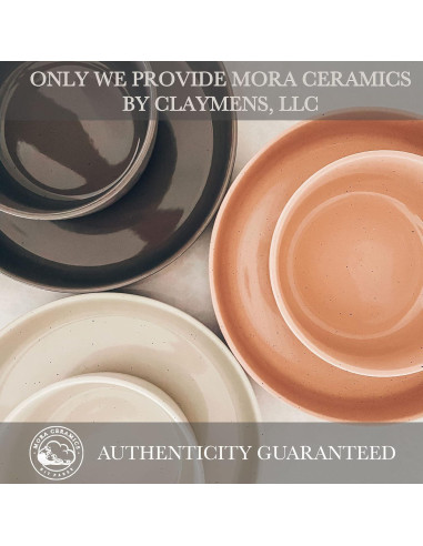 Juego de 4 Cuencos Cerámicos MORA 740ml Apto Microondas