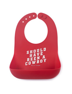 Babero de Silicona Bella Tunno Vaquero Ajustable 4-36 meses