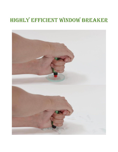 Kit de Emergencia PSLER 2-en-1 Martillo de Seguridad y Cortador