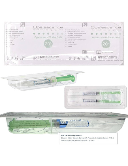 Kit Blanqueamiento Dental Opalescence 20% Ultradent 4 Jeringas
